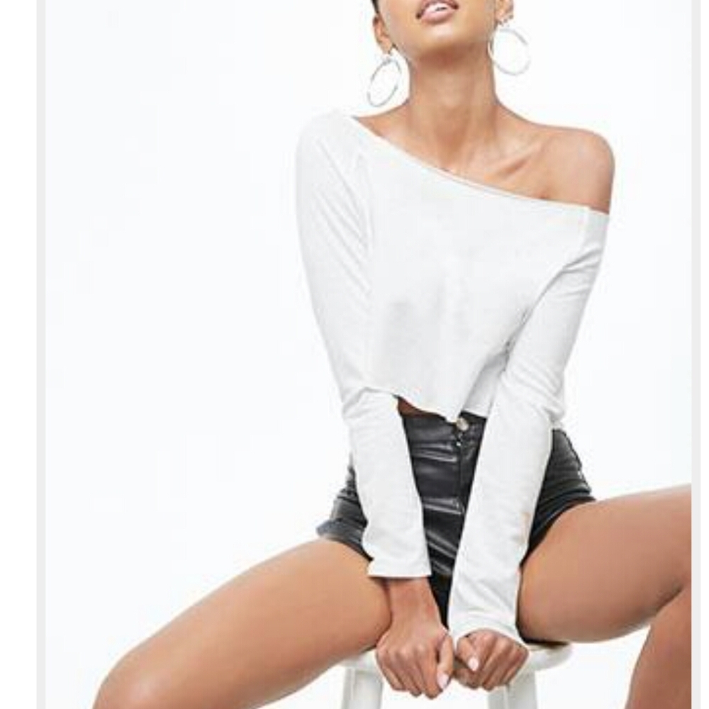 Style Angels raw cut crop top fitness